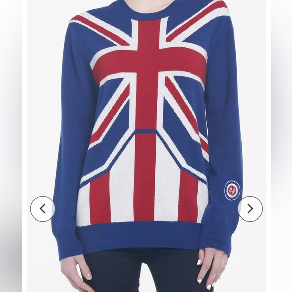 Her Universe Marvel Captain Carter Sweater - Picture 6 of 16